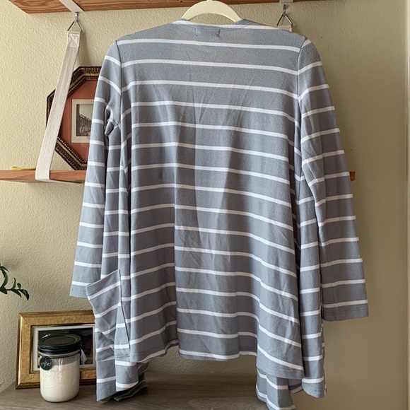 Soft Open Cardigan. Waterfall front. - Picture 5 of 6